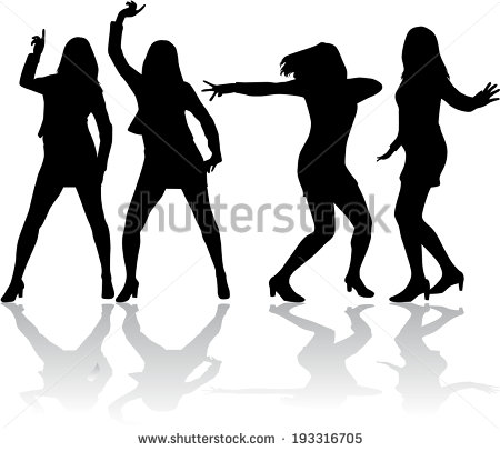 450x406 Free Leaping Dancer Silhouette Clipart