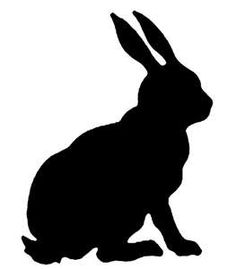 236x269 Beautiful Leaping Rabbit Silhouette My Favorite Rabbit Art Etc
