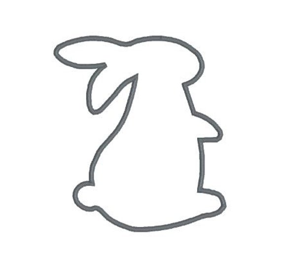 570x517 Embroidery Applique File Design Pattern Bunny Rabbit