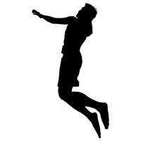 200x200 Man Men Guy Guys Human People Person Jumping Leaping Jump Leap