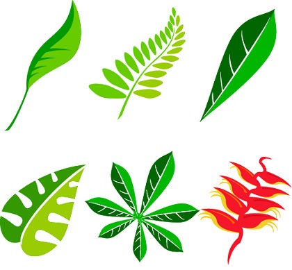 420x389 Free Leaf Graphics, Hanslodge Clip Art Collection