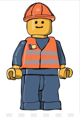 260x380 Lego Construction Worker Clipart