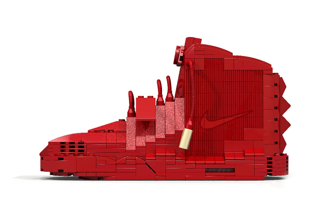 675x450 The Nike Air Yeezy 2 Red October Sneaker Remade In Lego Hypebeast