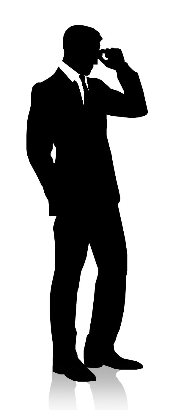 582x1372 Man In Suit Silhouette