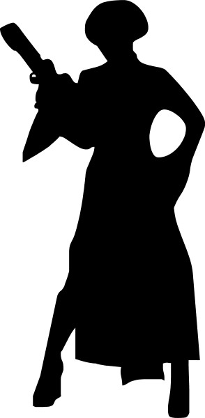 294x600 Princess Leia Decal Sticker 04