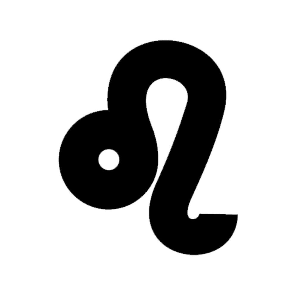 1001x1001 Zodiac Sign Leo Silhouette Vinyl Sticker Car Decal