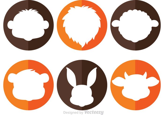 700x490 Animal Head Circle Icons 134682