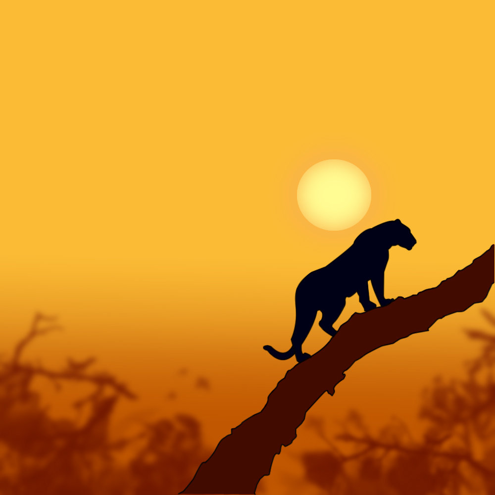 1000x1000 Leopard Silhouette Pt 1 By Ebyss
