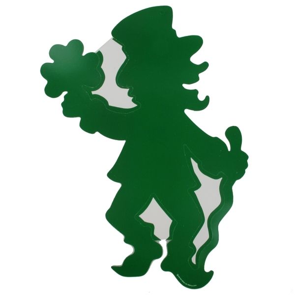 600x600 Leprechaun Silhouette Cutouts Pk 3