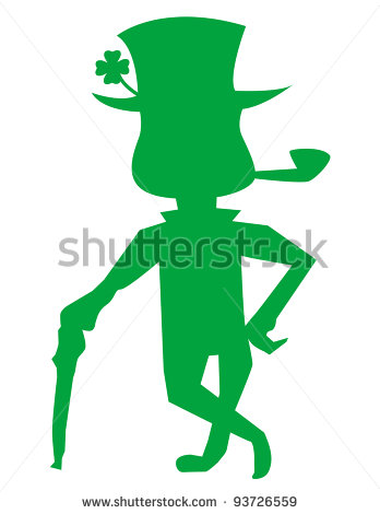 348x470 Leprechaun Silhouette Eps 8 Vector Clip Art Jpeg Stock Clipart