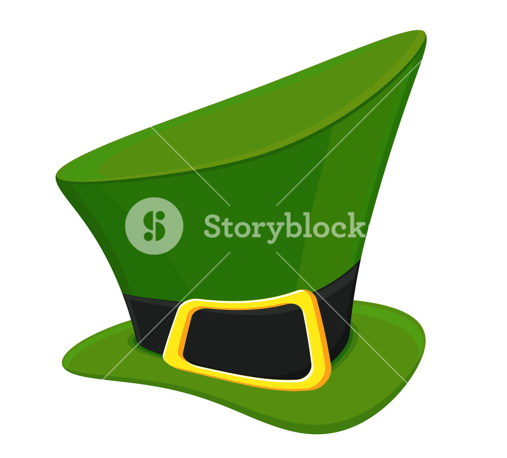1000x903 Green Vector Leprechaun Hat Royalty Free Stock Image