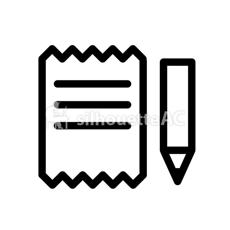 750x750 Free Silhouette Vector Letter, Pen, Writing