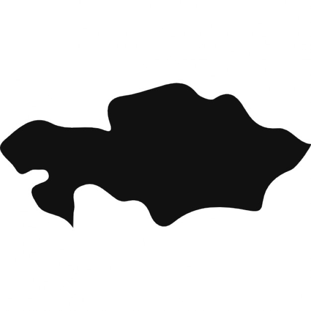 626x626 Kazakhstan Country Map Silhouette Icons Free Download