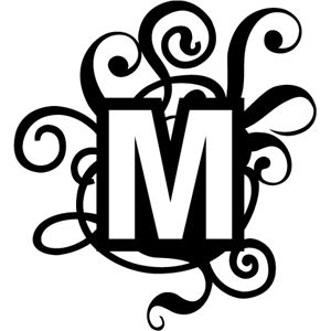 Letter M Silhouette at GetDrawings | Free download