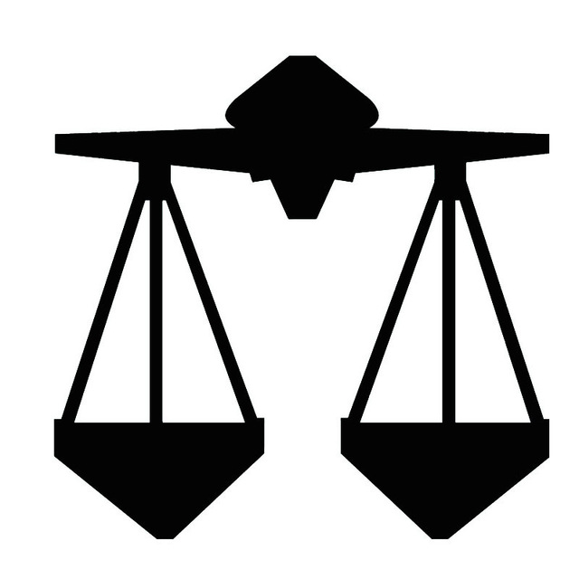 640x640 Silhouette Libra Wall Sticker Living Room Decorative Scales Mural