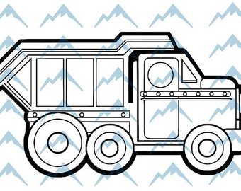 340x270 Dump Truck Svg Etsy