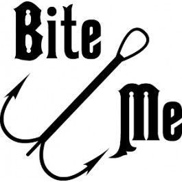 265x265 Bite Me Fishing Decal