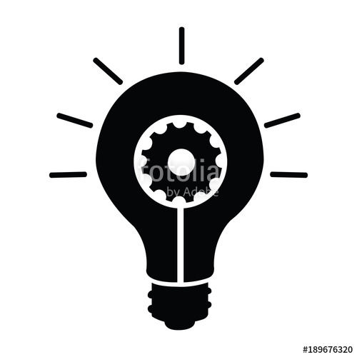 500x500 Light Bulb Silhouette Stock Image And Royalty Free Vector Files
