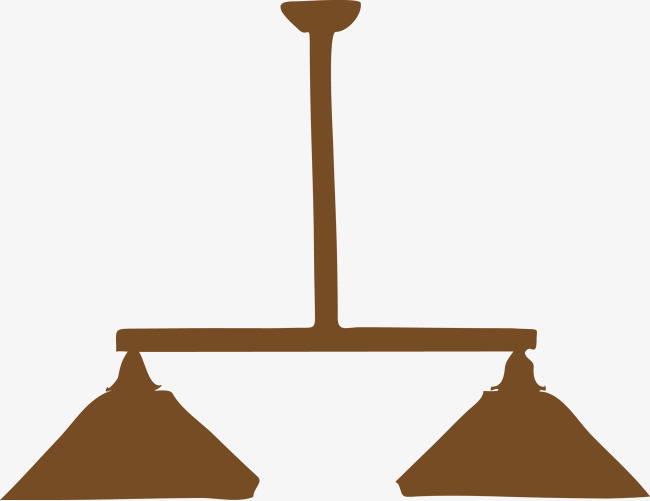 650x501 Dual Lamp Chandelier Silhouette Vector., Chandelier, Light Bulb