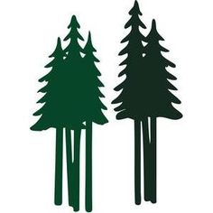 236x236 Christmas Tree Silhouette Clipart Image Of A Black And White