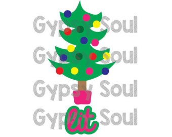 340x270 Lit Christmas Tree Etsy