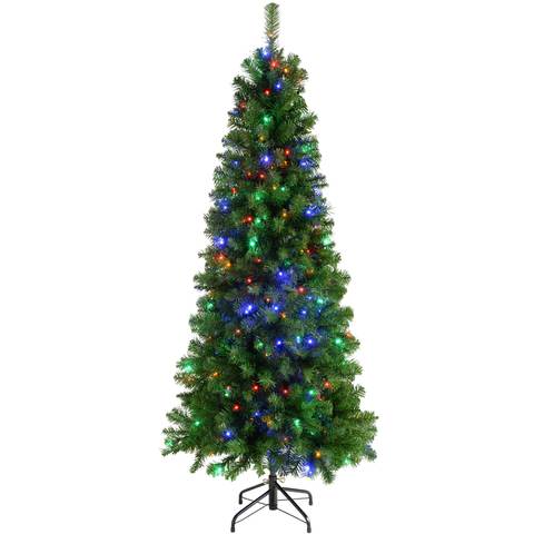 480x480 Werchristmas Pre Lit Victorian Pine Multi Function Christmas Tree, 400