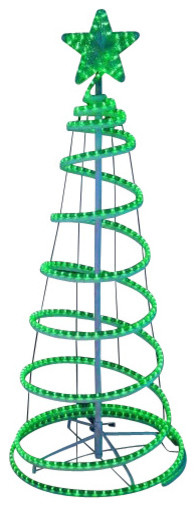 196x507 Well Suited Led Rope Light Christmas Tree Silhouette Spiral