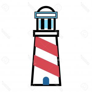 300x300 Stock Image Lighthouse Silhouette Set Illustration Image
