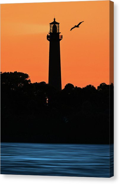 405x622 Jupiter Lighthouse Silhouette Photograph By Justin Kelefas