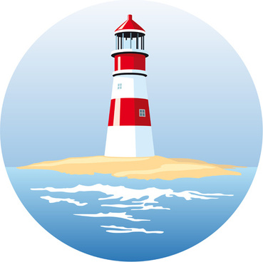 369x368 Lighthouse Vector Free Vector Download (71 Free Vector)