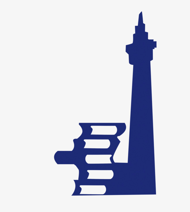 650x725 Blue Lighthouse And Book Silhouette, Blue, Silhouette, Lighthouse