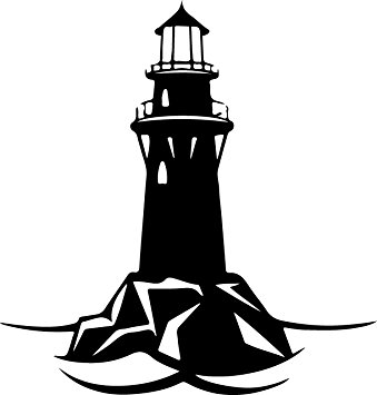 Lighthouse Silhouette Vector at GetDrawings | Free download