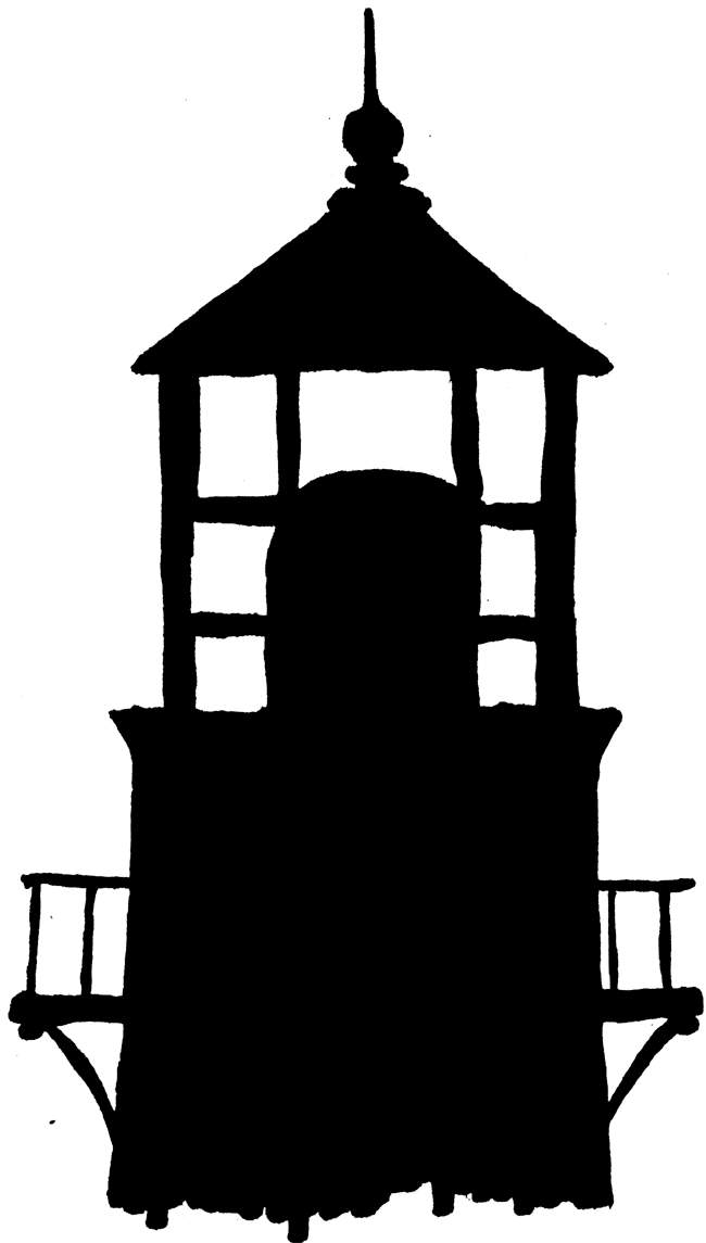 650x1145 Lighthouse Clipart Outline