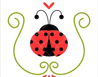 340x270 Love Bug Clipart Etsy