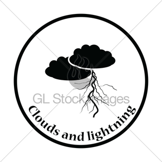 325x325 Cloud With Lightning Gl Stock Images