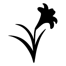 263x262 Easter Lily Silhouette Diy Silhouettes, Easter