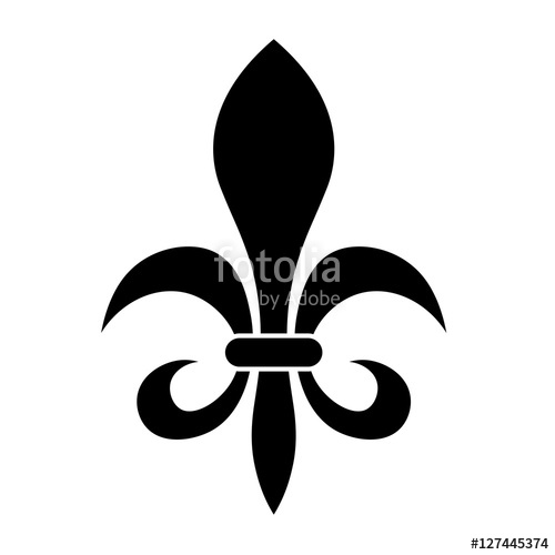 500x500 The Fleur De Lis Or Flower De Luce Sign Of Lily Used As Decorative