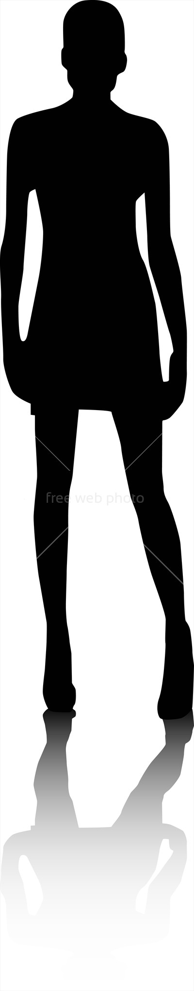 400x2042 Silhouette Fashion Girls Photo 3720 Download