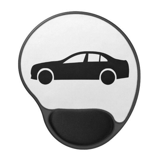 540x540 Limousine Silhouette Gel Mouse Pad