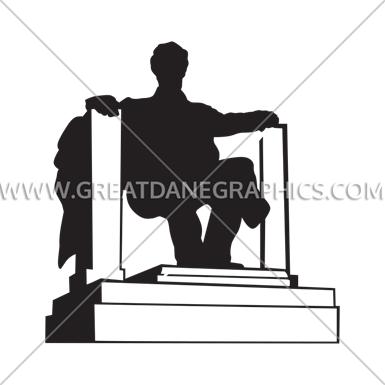 385x385 Lincoln Memorial Production Ready Artwork For T Shirt Printing