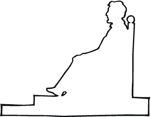 480x374 Lincoln Memorial Silhouette Coloring Page Free Printable