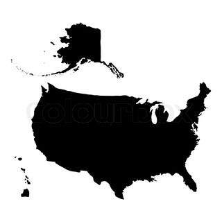 320x320 Silhouette Of Lincoln Memorial On United States Of America Flag