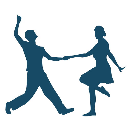 512x512 Lindy Hop Dance Couple Silhouette