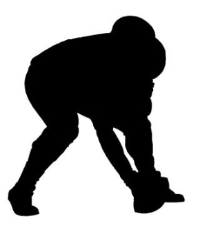 290x330 Lineman Silhouette Decal Sticker