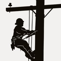 Lineman Silhouette at GetDrawings | Free download