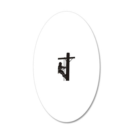 460x460 Lineman Silhouette 1 Black Wall Decal By Admin Cp1111811