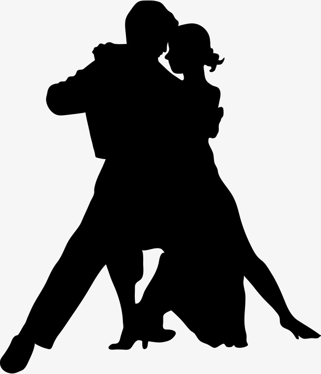 650x757 Dancing Lovers, Dancing Silhouette, Male Partner, Companion Png