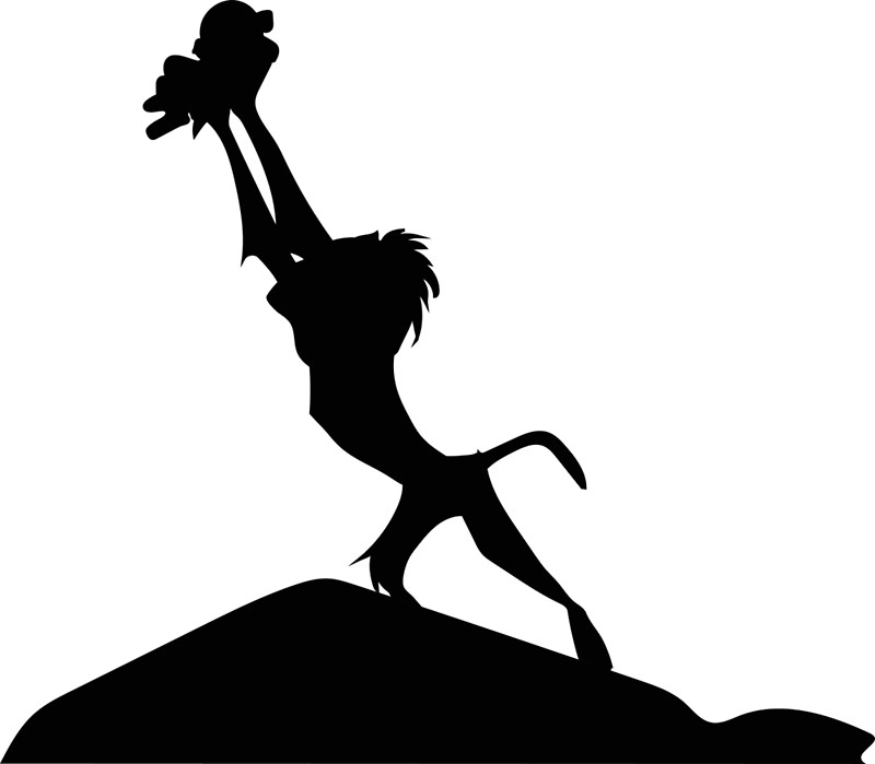 800x699 Lion King Silhouette Posters By Upbeat Redbubble
