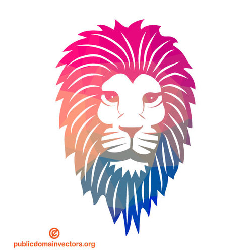 500x500 Lion Color Silhouette Public Domain Vectors