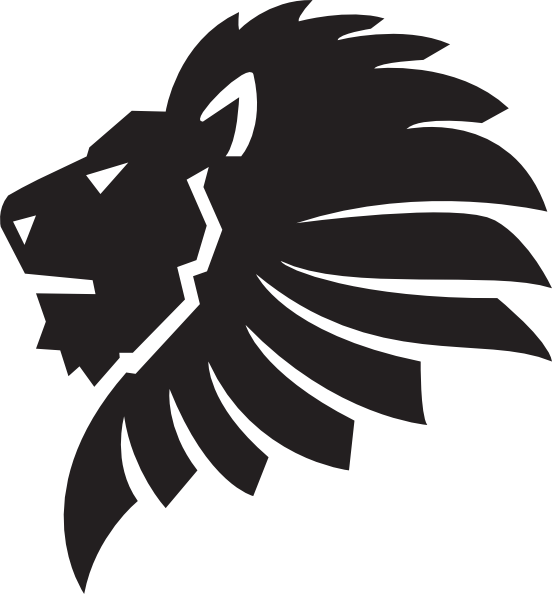 552x594 Lion Clipart Face Outline